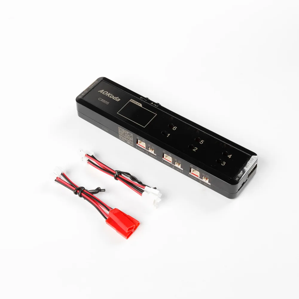 1s Aokoda CX605/CX610/CX610HV 6CH зарядное устройство для 1S Lipo LiHV FPV Racing Drone Kit|Наборы аксессуаров