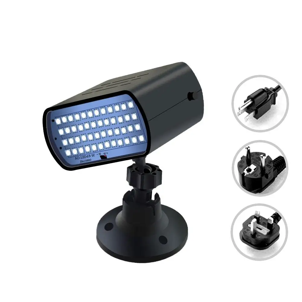 AC110-240V 13 Вт 48LED сценический стробоскопический светильник s Звуковой активированный сценический светильник для KTV Disco DJ вечерние праздничные рождественские музыкальные Клубные