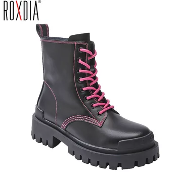 

ROXDI ladies work shoes plus size girlsautumn winter Aboots new fashion woman snow boots forwomen ankle RXM634