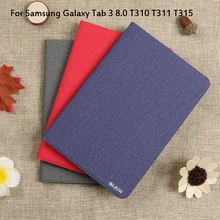 Флип-кейс для Samsung Galaxy Tab 3 8,0 SM-T310 T311 T315 Tab3 чехол для планшета Funda Coque полный защитный чехол Сумки