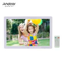 Andoer 1" светодиодный цифровой фоторамка с высоким разрешением 1440*900 1080P рекламный автомат будильник MP3 MP4 с пультом дистанционного управления