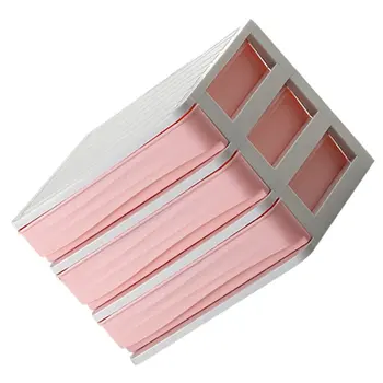 

Drawer Type Cosmetics Storage Box Nordic Style Plastic Jewelry Lipstick Finishing Box Multi-Layer Desk Cabinet