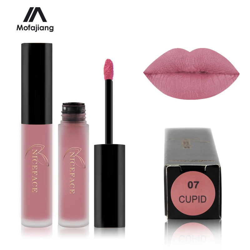 

24 Colors Matte Liquid Lipstick Waterproof Long Lasting Lip Gloss Lint Makeup Cosmetics