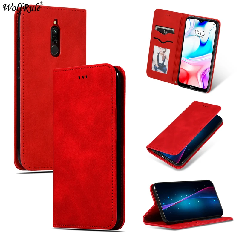 Чехол для Xiaomi Redmi 8, чехол для Xiaomi Redmi 8, ТПУ, модный ретро деловой кошелек, кожаный чехол для телефона, чехол для Xiaomi Redmi 8, чехол