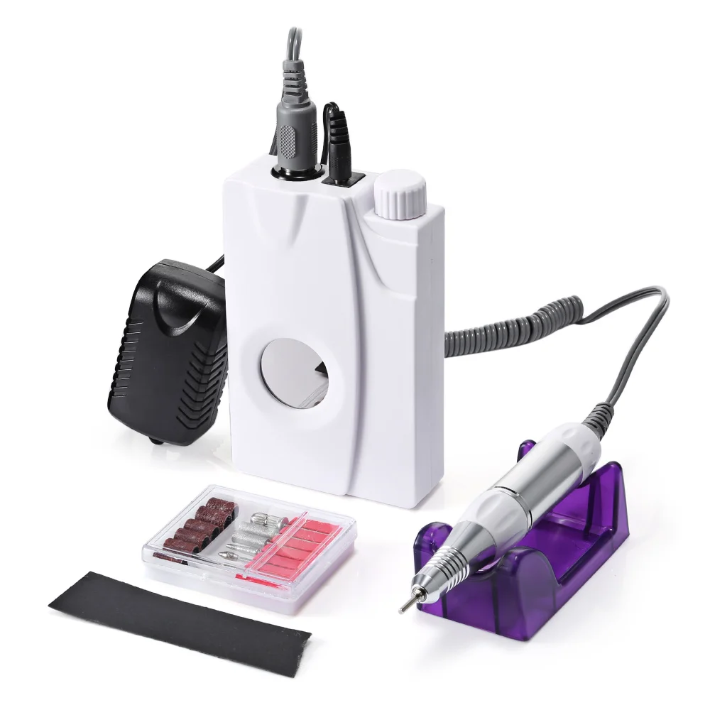 

30000RPM Portable Nail Drill Nail Manicure Machine Remote Control Adjustable Speed Rechargeable File Acrylic Nail Equipment