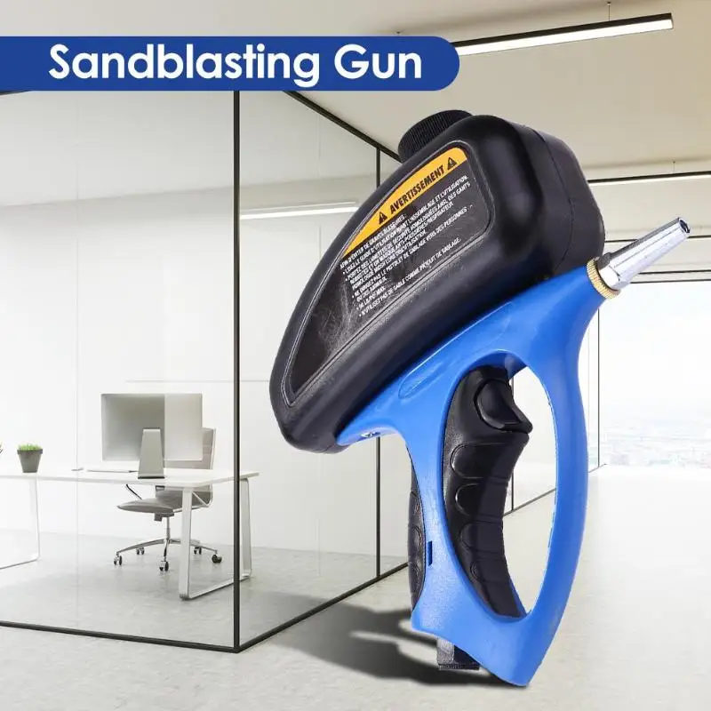 Sandblasting Gun Airbrush Portable Sandblast Gun Home DIY Pneumatic Adjustable Sand Blasting Blaster Flow Blasting DropShipping