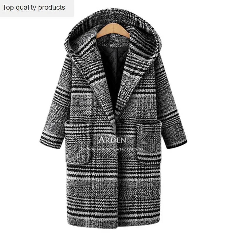 Женское пальто парки размера плюс новинка 2020 зимняя свободная шерстяная куртка