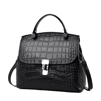 

2020 New Fashion Alligator Women Handbags Cow Genuine Real Leather Ladies Shoulder Bags Female Girl Brand Luxury Crossbody Bag