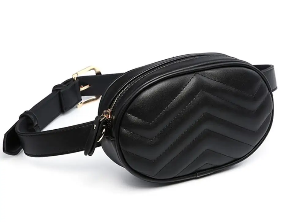 

fanny pack for Women Pack Waist bum Bags Women Round Belt Bag Luxury Brand Leather Chest Handbag Beige New Fashion High Quality
