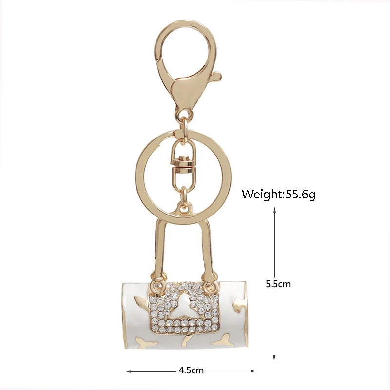 Европа и Америка креативный милый женский брелок в форме сумки модель сумки брелок металлический кулон аксессуары