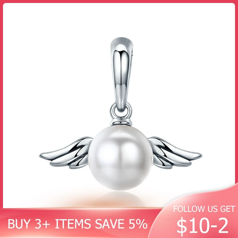 

CodeMonkey Authentic 100% 925 Sterling Silver Naughty Angel Wing Feather Charm fit Charm Bracelet & Necklace Jewelry Making C381