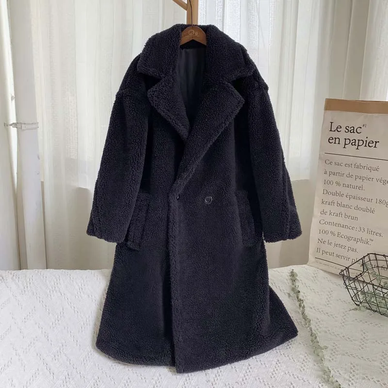 Svart Teddy Coat