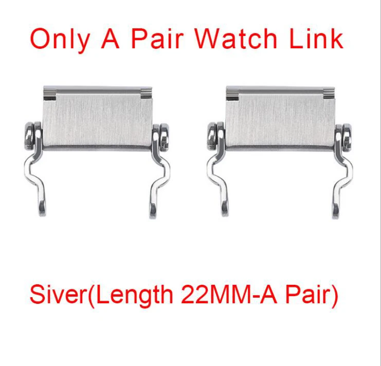 22 silver watch link EDC 29 в 1 Многофункциональный протектор браслет инструмент ремень для ношения на плече отвертка Открытый выживания Аварийный Комплект мульти Wtach цепи - Цвет: 22 silver watch link