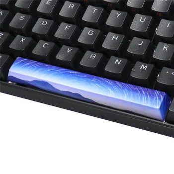 

INSMA Five-sided Sublimation Craft PBT Starry Sky Space Bar 6.25u Novelty Keycaps