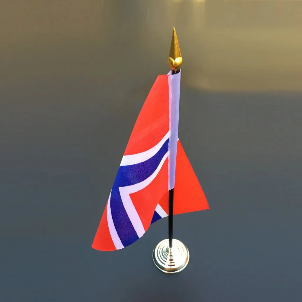 Plastic Small Table Flag Stand (with 1 national 14X21cm) | Дом и сад