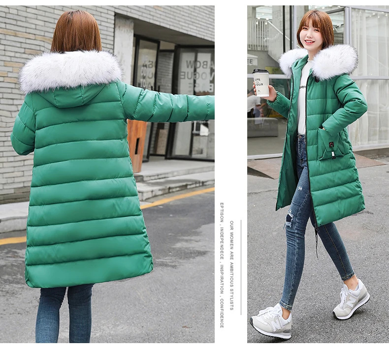 Plus Size 7XL 8XL Women Winter Jacket Fur Hooded Parkas Female Oversize Thick Warm Cotton Women Coat Winter Down Jackets