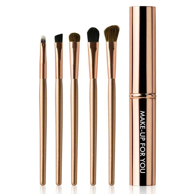

Makeup Brushes Set 5pcs Eye Shadow Brushes Eyebrow Make-up Brush Professional Cosmetic Beauty Makeup Tools Kit Hot For Women