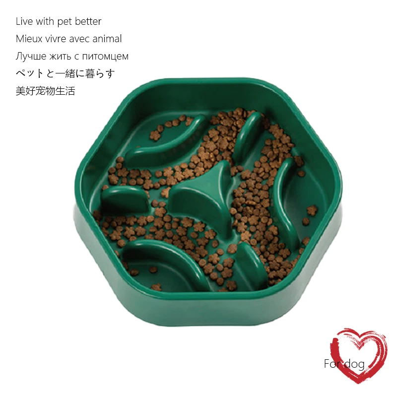 Lovefat миски для собак медленная кормушка большая миска корма стоп капельный ABS