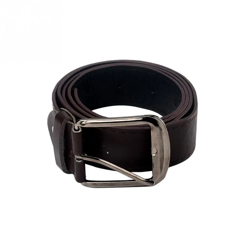 Men Artifical leather Belt Men Belt Fashion Luxury Strap Male Wait Band Waistband Retro Buckle Belt  black white brown belt #25