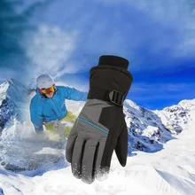Лыжные перчатки мужские с подогревом лыжные перчатки зимние спортивные перчатки мотоциклетные Сноубординг теплые водонепроницаемые термо Кемпинг Снежная Кондитерская перчатка