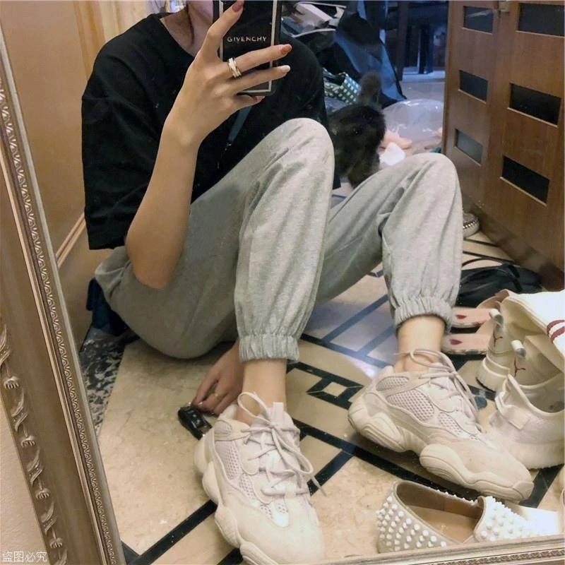 2020 Spring Summer Fashion Female Solid High Waist Loose Casual Pants Women Harem Pants Comfy Trousers Sweatpants 2020 Spring Summer Fashion Female Solid High Waist Loose Casual Pants Women Harem Pants Comfy Trousers Sweatpants