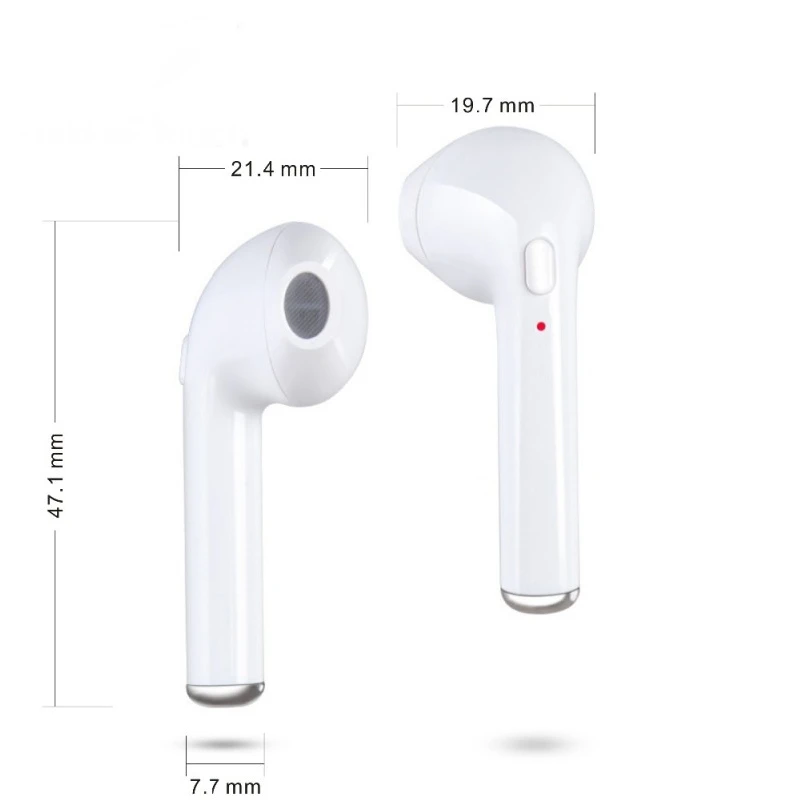 Audifonos I7s Tws Bluetooth наушники беспроводные наушники гарнитура стерео наушники-вкладыши с зарядной коробкой Kulaklik fone sem fio