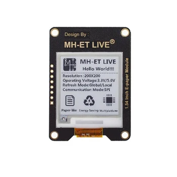 

A14-- 1.54 Inch Epaper Module E-paper E-Ink EInk Display Screen SPI Global/Part For Arduino STM Raspberry pi ESP32