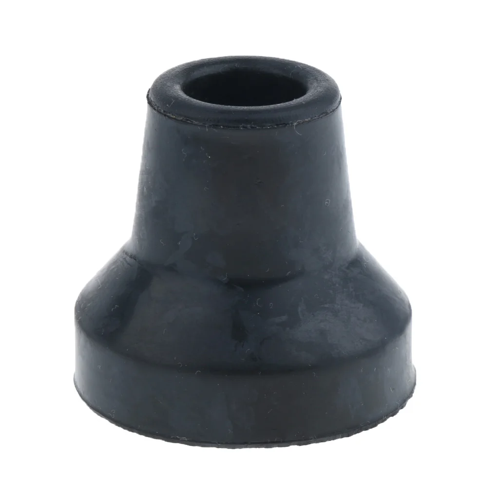 4Pcs Rubber Cane & Walker Tips - Anti Skid Chair Leg Tips Caps, Trekking Pole Tips Protectors , Anti-skid
