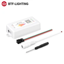SP107E LED Controller Bluetooth Pixel IC SPI Music by Phone APP For LPD8806 WS2812 SK6812 SK9822 RGBW APA102 Strip DC5-24V