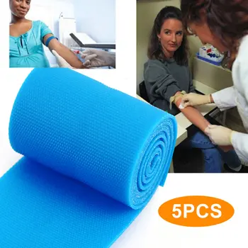 

Medical Tourniquet Durable Elastic Mini TPE Home Sports Emergency Tourniquet Blue Accessories Outdoor Latex Tourniquet
