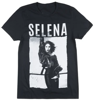 

Selena Quintanilla Concert T-Shirt Mens Tejano Music Tee Black C-Life Large Size Tee Shirt