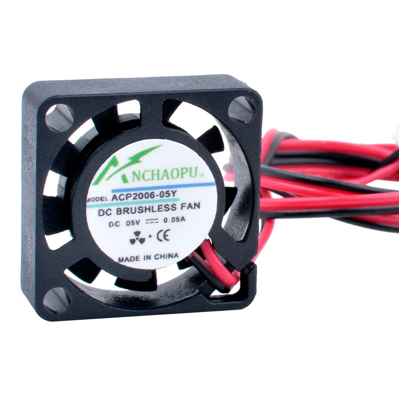 ACP2006 2cm 20mm fan 20x20x6mm DC5V 12V USB 2pin Micro lüfter für micro ausrüstung purifier drone