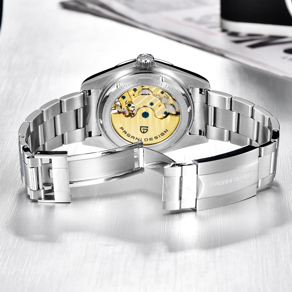 free dropshipping PAGANI DESIGN Top Brand Business Waterproof Mechanical Watch Stainless Steel Men Watch Sapphire Glass Tourbillon Automatic Watch (44)