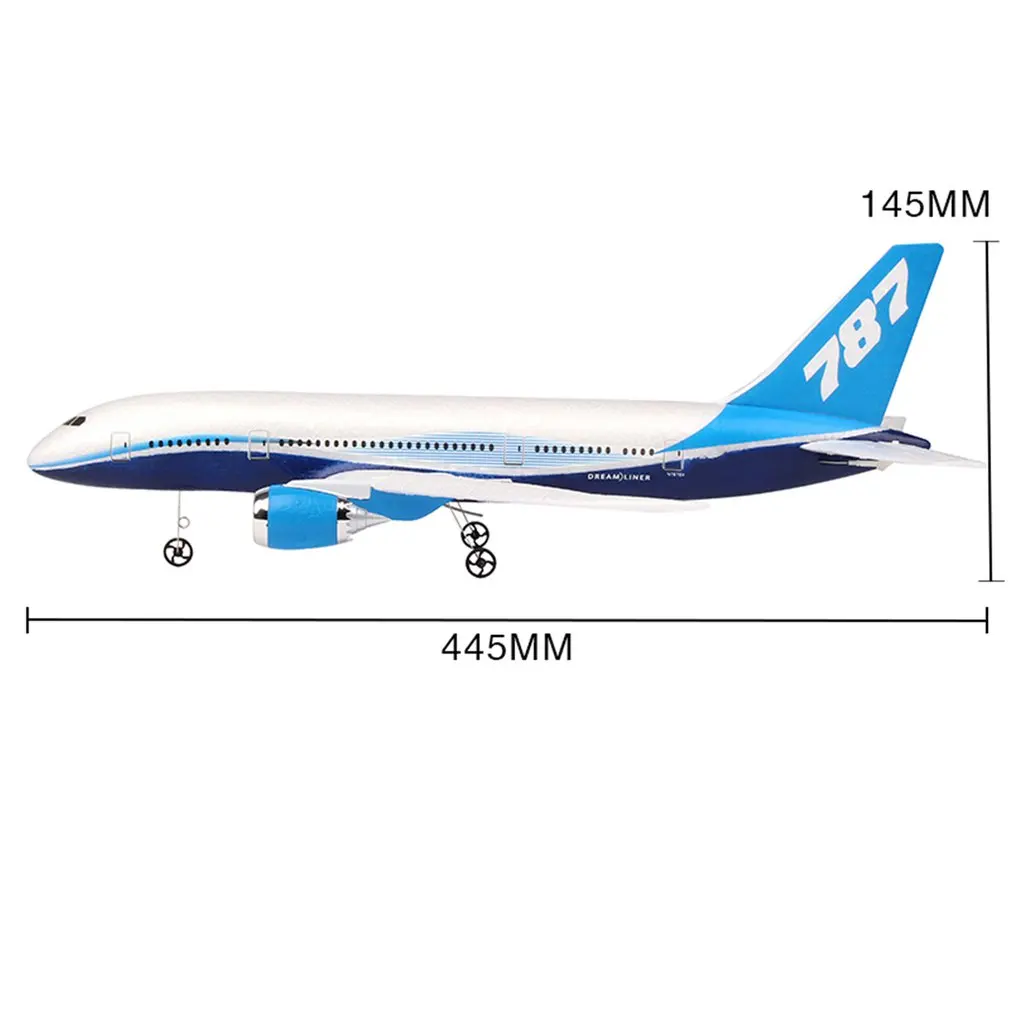 Самодельный радиоуправляемый самолет EPP RC Дрон Боинг 787 2 4G 3Ch с неподвижным крылом