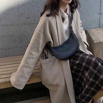 

Alligator Pattern Retro PU Leather Crossbody Bags For Women 2020 Small Shoulder Messenger Bag Lady Phone Handbags and Purses