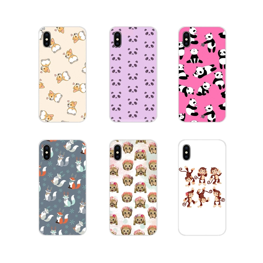 TPU Case For Sony Xperia XA1 XA2 XZ1 XZ2 Z1 Z2 Z3 compact M2 M4 M5 C6 L2 ULTRA Premium Cartoon Animals Dogs Foxes Pandas Monkeys | Мобильные