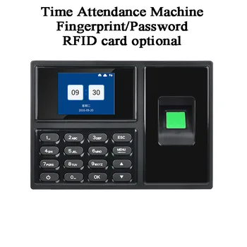 

Biometric Fingerprint Code Password DC5V Office Employee time attendance machine USB U disk TCP/IP French Japanese RFID card