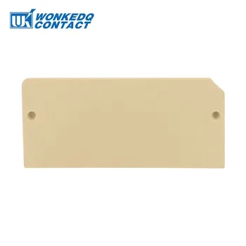 

10Pcs AP-ASK1 Weidmuller Terminal Block Accessories End Cover Plate For ASK1EN Din Rail Terminal Blocks