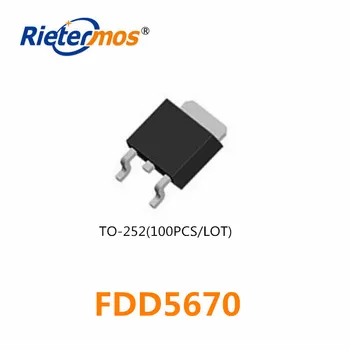 

100PCS FDD5670 D5670 5670 TO252 SMD HIGH QUALITY