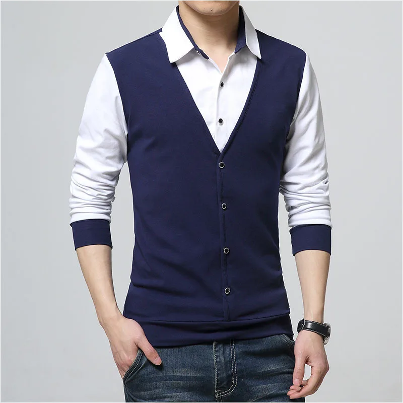

Design New 2020 Men s Brand Polo Shirt Long Sleeves Casual Spring Autumn Clothes Plus Asian Size M-3XL 4XL 5XL