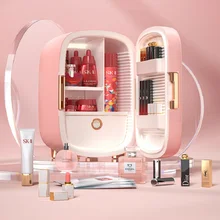 

HA-Life Makeup Fridge Portable100-240V Professional Beauty Skin Care Cosmetics Small Intelligent Preservation 12L