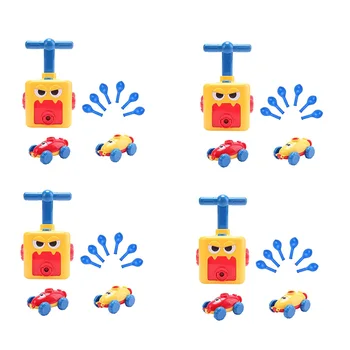 

4x Kid's Inertial Power Balloon Car Educational Game Set Kids Learning