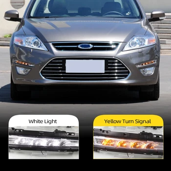 

CSCSNL 1 set For Ford Mondeo fusion 2011 2012 2013 with turning Yellow Signal Function Car DRL Daytime Running Light Daylight