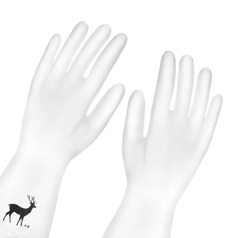 Household Gloves Transparent PVC Durable Household Bowl Dishwashing PVC Gloves Washing Clothes Cleaning Kitchen Cleaning Tool