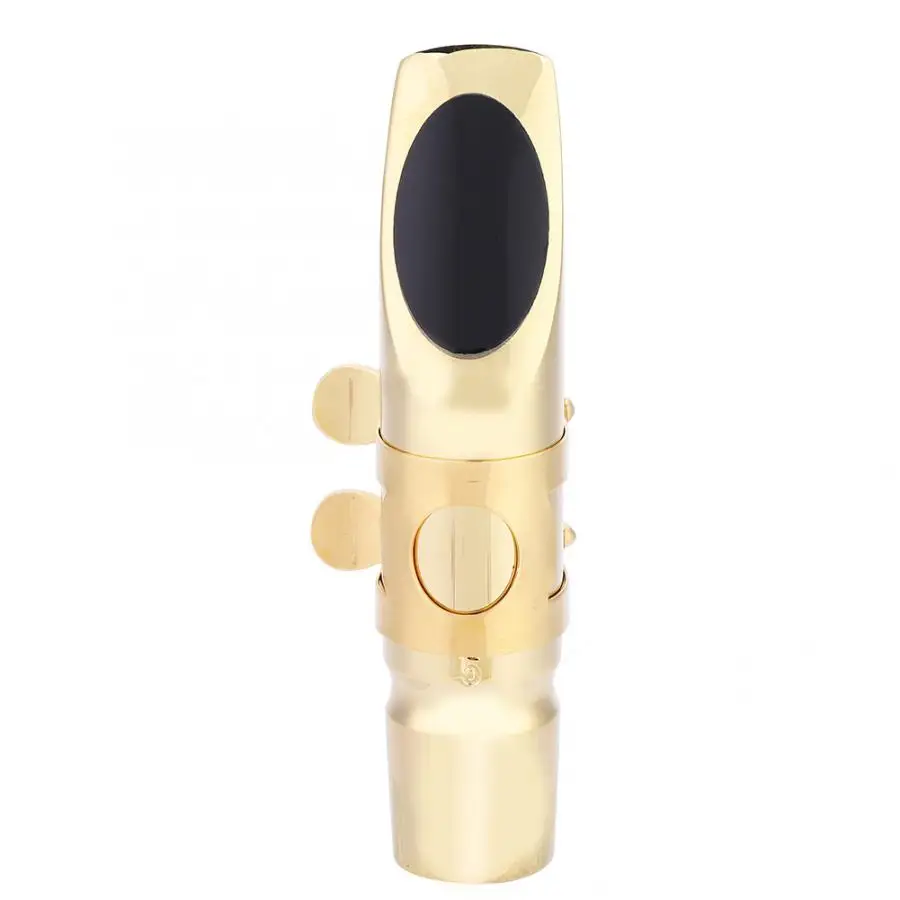 Латунный мундштук Sax Eb Саксофон 5C мундштук с колпачками Музыкальные инструменты аксессуар