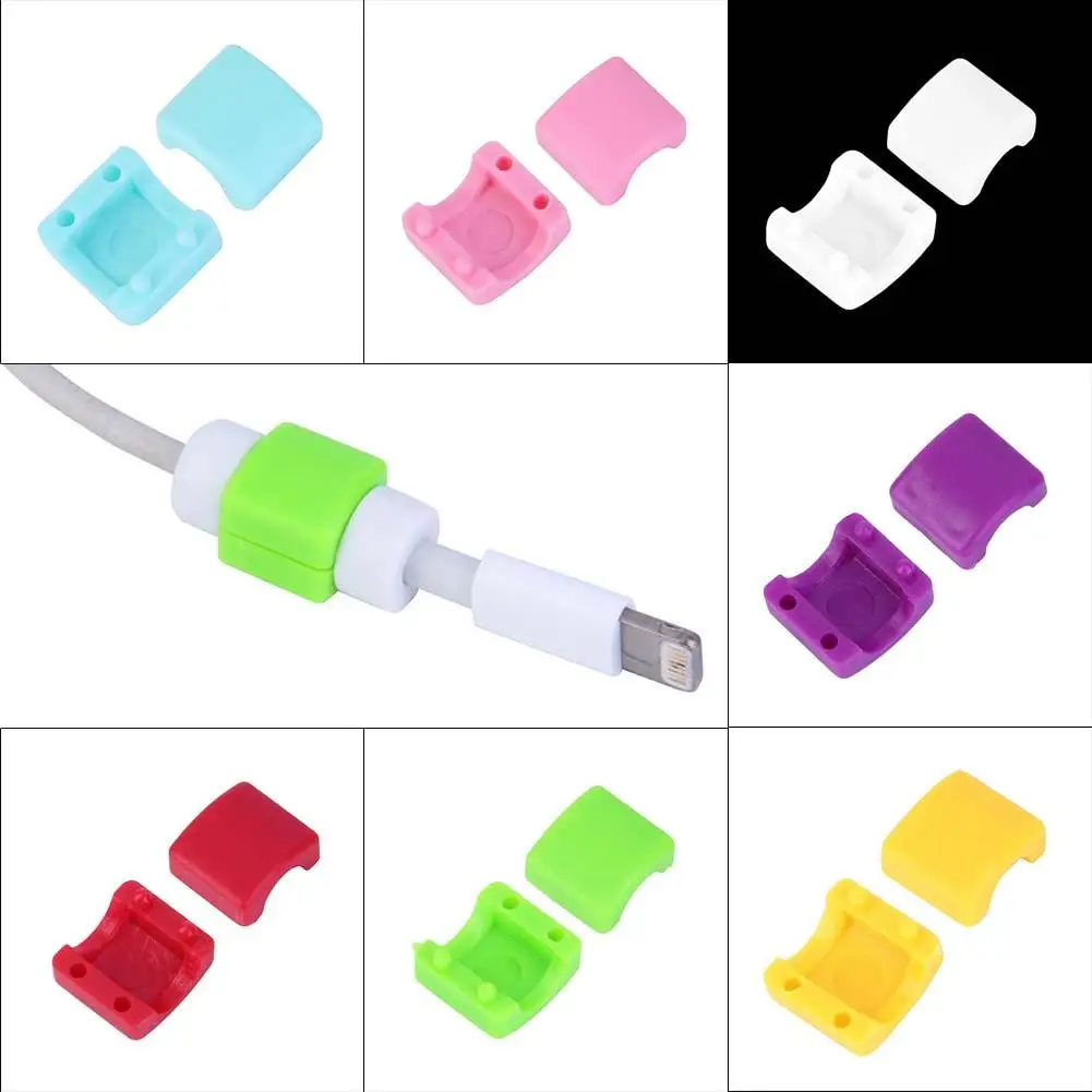 10 шт. Защитная крышка для iPhone Lightning USB зарядное устройство кабель Шнур