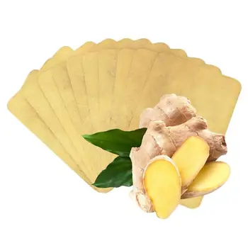

10/30/50 pcs Ginger Sticker Neck Back Pain Plaster Patch Body Warmer Sticker Self Heating Patch Winter Joint Warm For Foot Knee