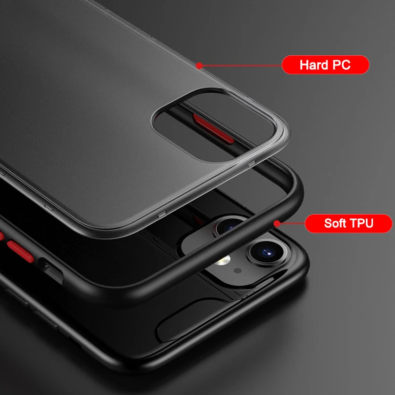Прозрачный противоударный Гибридный Силиконовый чехол для телефона iPhone 11 Pro X XS XR Max 6 6s 7 8 Plus Фирменная прозрачная мягкая задняя крышка