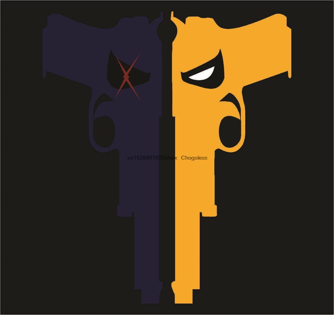 Футболка Deathstroke Guns дизайн от TEEIMP.COM | Мужская одежда