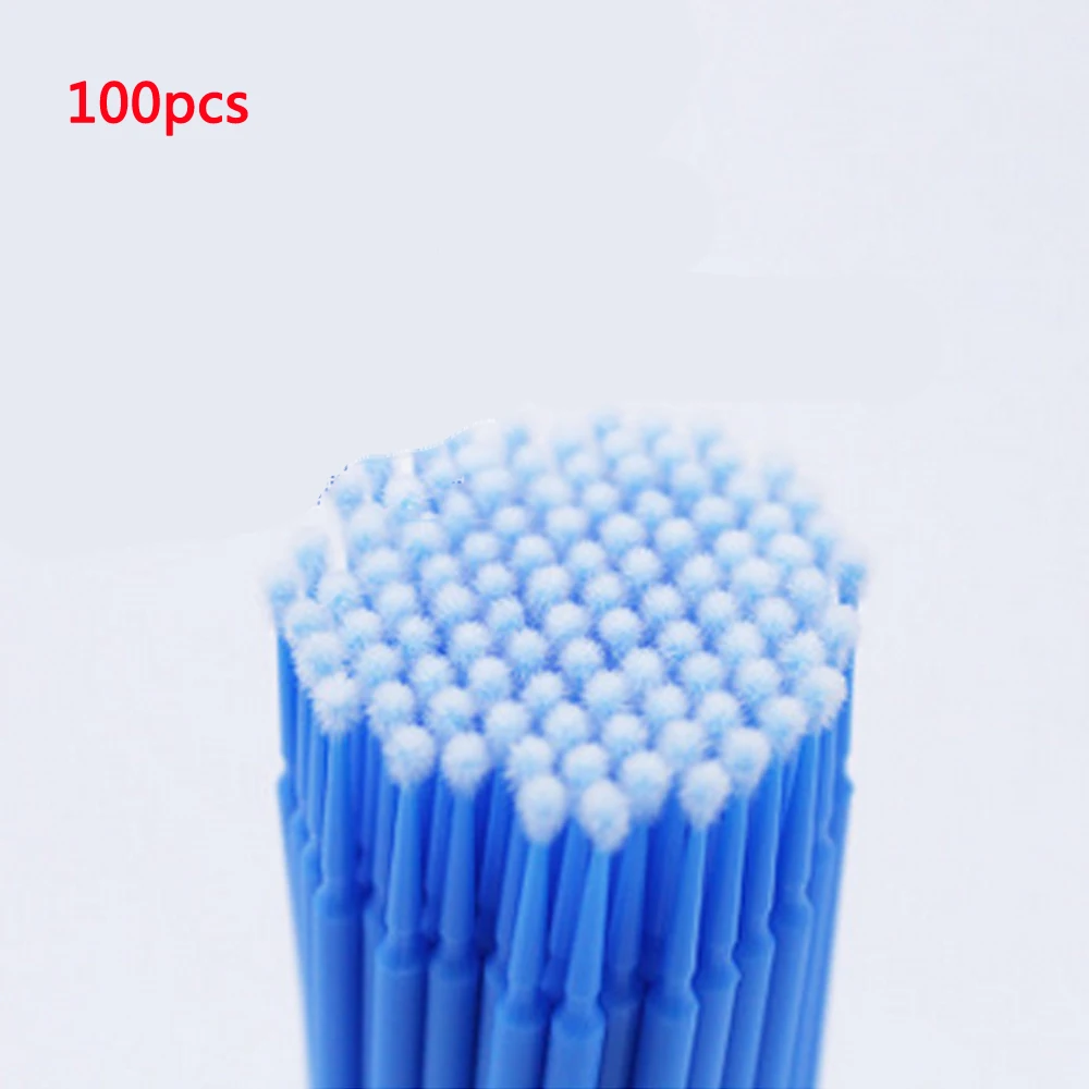 100pcs Touch Up Paint Micro Brush Tips Auto Mini Head Brush Car Parts Head 1/2mm Mini Spray